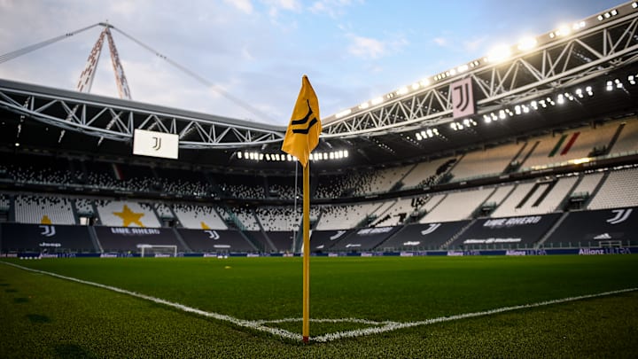 General view shows Allianz Stadium prior to the Serie A...