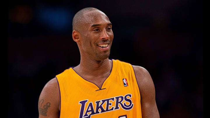 Kobe Bryant's face appears on a new Nike Air Force 1 Low colorway. Kobe Bryant's face appears on a new Nike Air Force 1 Low colorway.