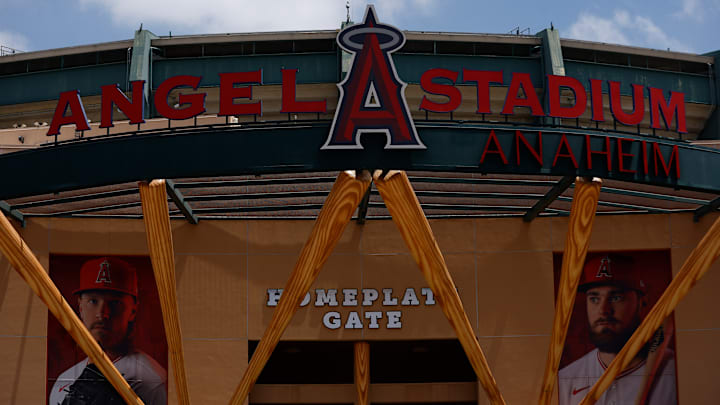 Oakland Athletics v Los Angeles Angels