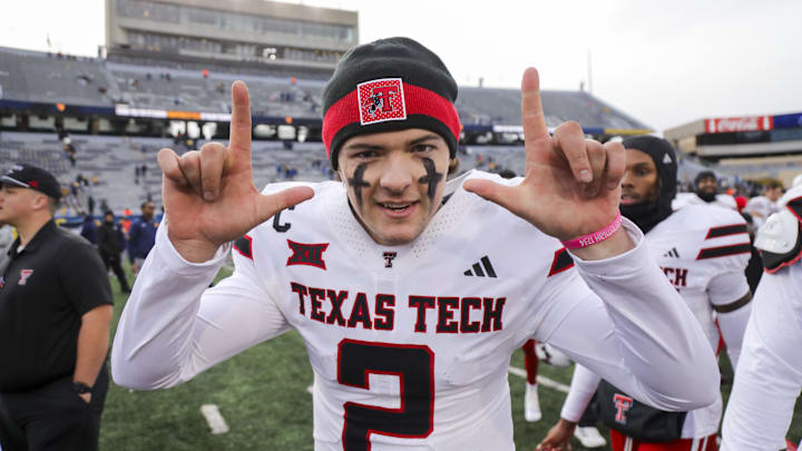Behren Morton and Texas Tech are favored against BYU on Saturday.