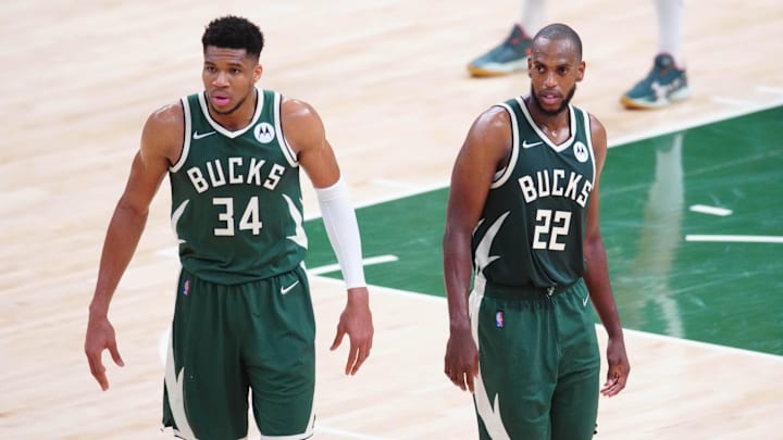 Giannis Antetokounmpo and Khris Middleton won the Bucks a title in 2021
