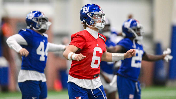 New York Giants quarterback Jaxson Dart  