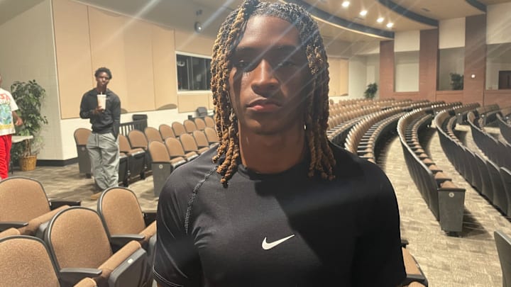 Arizona State commit Jalen Williams at Kell High School for Jowell Combay's commitment Arizona State commit Jalen Williams at Kell High School for Jowell Combay's commitment