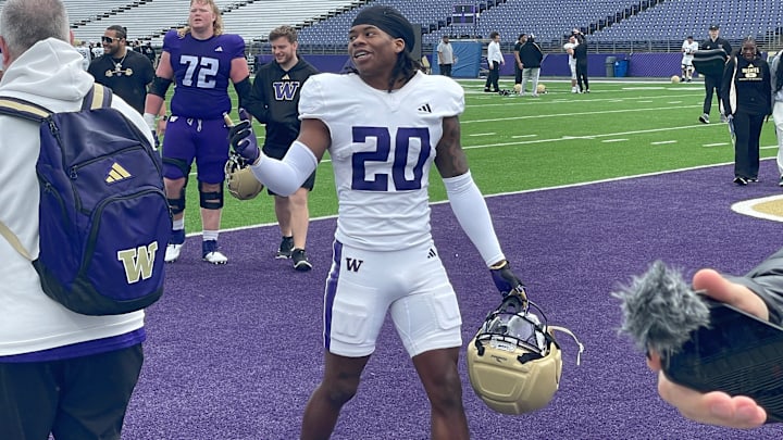 Rahshawn Clark (20) was a UW spring standout. Rahshawn Clark (20) was a UW spring standout.