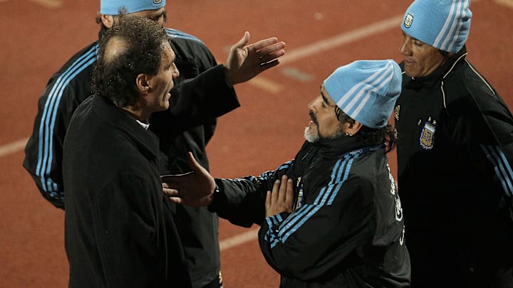 Diego Maradona, Oscar Ruggeri Diego Maradona, Oscar Ruggeri