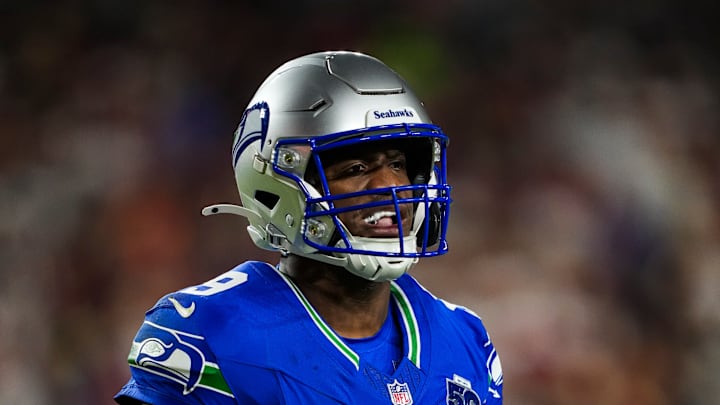 Kenneth Walker III of the Seattle Seahawks Kenneth Walker III of the Seattle Seahawks