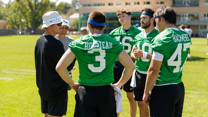 BYU quarterbacks at Fall Camp BYU quarterbacks at Fall Camp