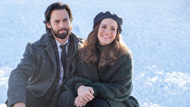 THIS IS US -- "Don't Let Me Keep You" Episode 604 -- Pictured: (l-r) Milo Ventimiglia as Jack, Mandy Moore as Rebecca --