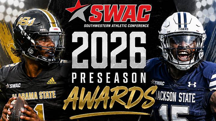2026 SWAC Preseason Awards: QB Andrew Body, Alabama State and DB Kam Sallis, Jackson State 2026 SWAC Preseason Awards: QB Andrew Body, Alabama State and DB Kam Sallis, Jackson State