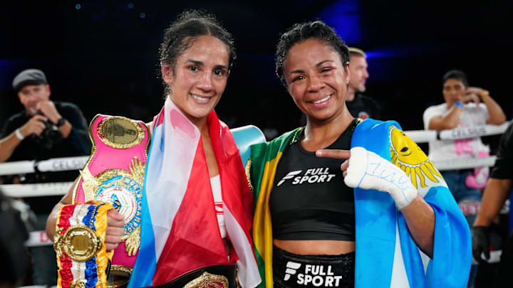 Amanda Serrano and Danila Ramos