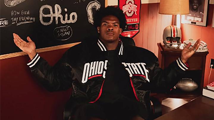 Blessed Trinity edge rusher DJ Jacobs remains committed to Ohio State, but there is speculation that the nation's top-rated recruit has not yet fully closed the door on out potential suitors. Blessed Trinity edge rusher DJ Jacobs remains committed to Ohio State, but there is speculation that the nation's top-rated recruit has not yet fully closed the door on out potential suitors.