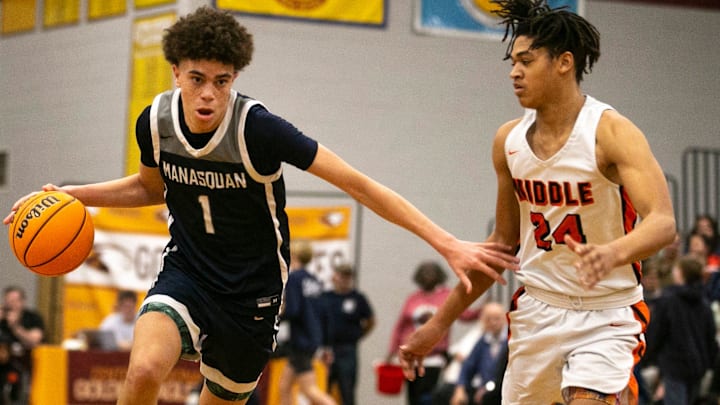 Manasquan   s Darius Adams. NJSIAA state tournament group 2 semifinal: Middle Township vs. Manasquan   Berkeley Township, NJThursday, March 2, 2023

Mana030223q