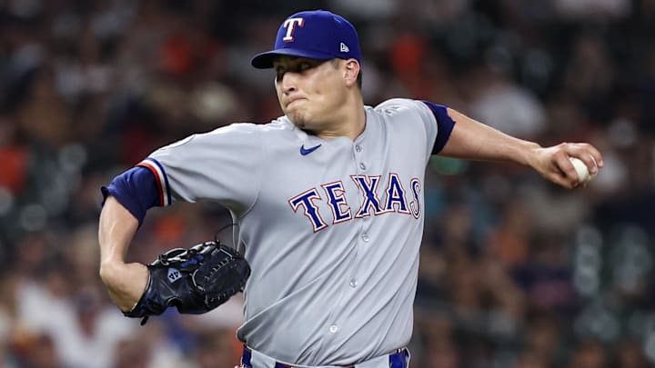Texas Rangers relief pitcher Robert Garcia.