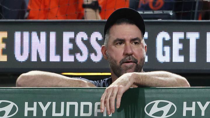Tigers pitcher Justin Verlander (35) watches game action from the dugout against the Pirates. Credit: Charles LeClaire-Imagn Tigers pitcher Justin Verlander (35) watches game action from the dugout against the Pirates. Credit: Charles LeClaire-Imagn