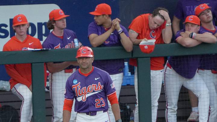 Clemson head coach Erik Bakich is projected to miss his first NCAA Tournament since being hired in 2023. Clemson head coach Erik Bakich is projected to miss his first NCAA Tournament since being hired in 2023.