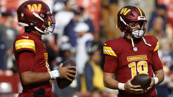 Washington Commanders quarterback Jayden Daniels could miss Sunday's game, paving the way for Marcus Mariota to start in Week 3. Washington Commanders quarterback Jayden Daniels could miss Sunday's game, paving the way for Marcus Mariota to start in Week 3.