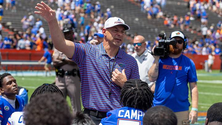 Florida head coach Jon Sumrall enters his first season leading the Gators.