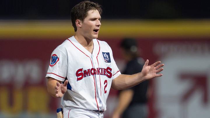 Knoxville Smokies outfielder Kane Kepley.