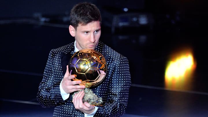 FIFA Ballon d'Or Gala 2012, Lionel Messi