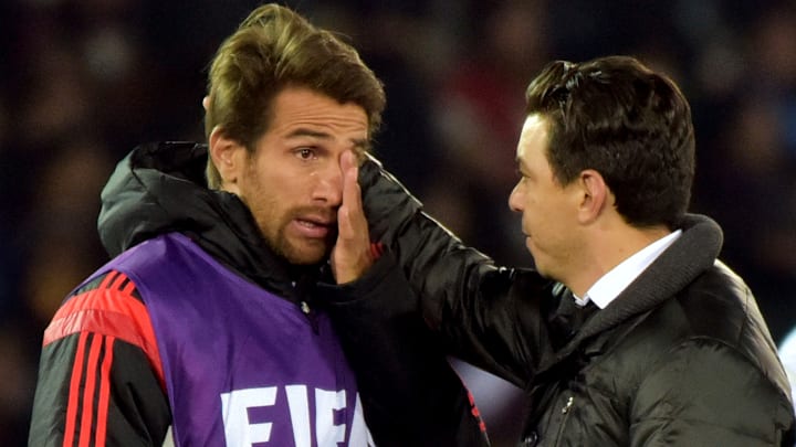 Ponzio con Gallardo Ponzio con Gallardo