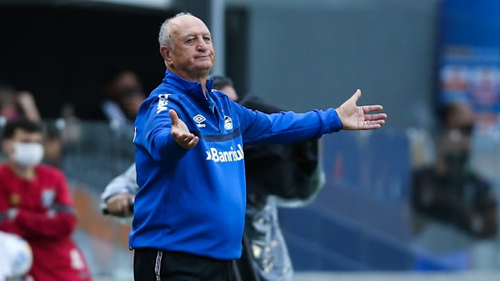 Felipão tem quatro passagens como técnico gremista