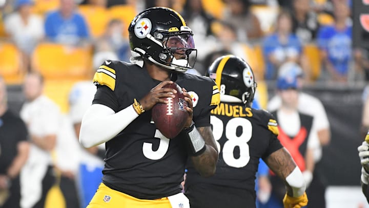 Steelers QB Dwayne Haskins. 