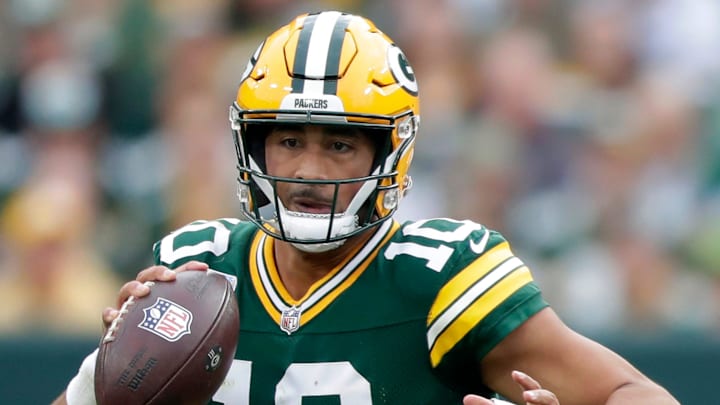 Green Bay Packers quarterback Jordan Love (10) against the Cincinnati Bengals on Sunday, October 12, 2025, at Lambeau Field in Green Bay, Wis.Green Bay defeated Cincinnati 27-18.
Wm. Glasheen USA TODAY NETWORK-Wisconsin