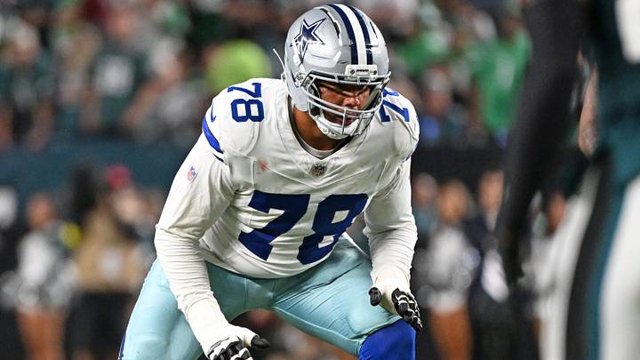 Dallas Cowboys offensive tackle Terence Steele. Dallas Cowboys offensive tackle Terence Steele.