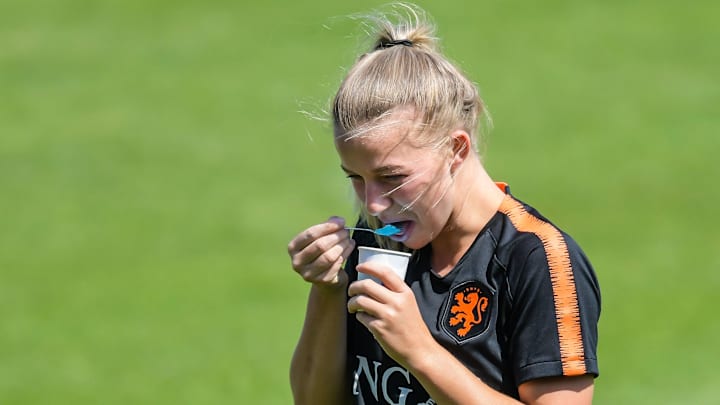 Petit yaourt avant un match