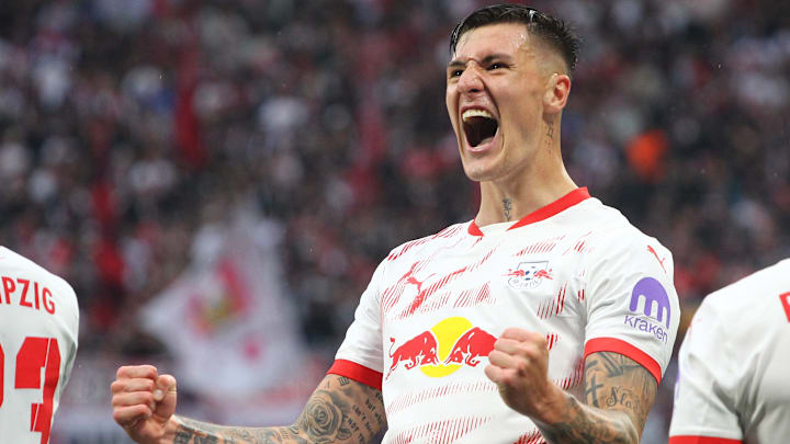 Benjamin Sesko ist bei Manchester United im Gespräch