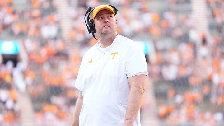Tennessee coach Josh Heupel during Tennessee’s game against Furman at Neyland Stadium in Knoxville, Tenn., on Sept. 5, 2026.