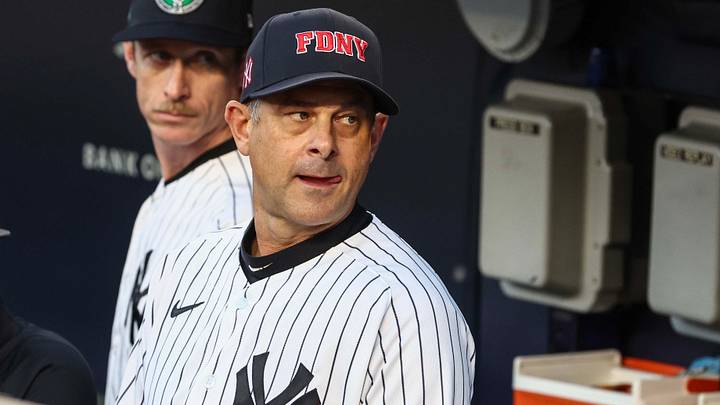 Sep 11, 2026; Bronx, New York, USA; New York Yankees manager Aaron Boone (17) prior to the game against the New York Mets at Yankee Stadium. Mandatory Credit: Wendell Cruz-Imagn Images Sep 11, 2026; Bronx, New York, USA; New York Yankees manager Aaron Boone (17) prior to the game against the New York Mets at Yankee Stadium. Mandatory Credit: Wendell Cruz-Imagn Images