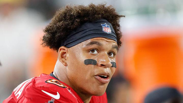 Tampa Bay Buccaneers linebacker Joe Tryon-Shoyinka