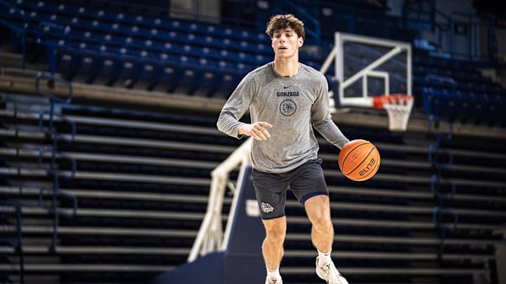 Gonzaga Bulldogs guard Mario Saint-Supery Gonzaga Bulldogs guard Mario Saint-Supery