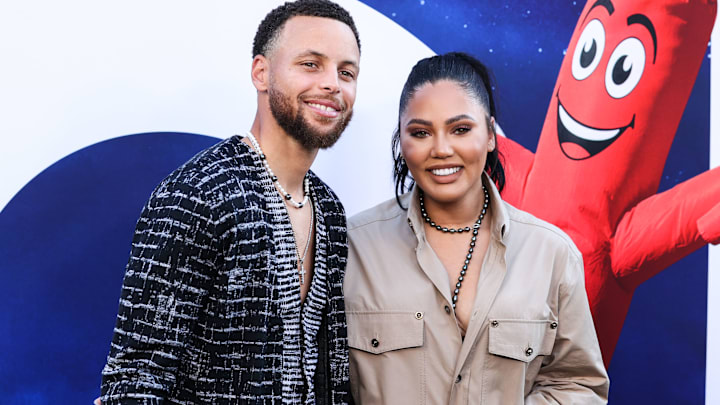 Stephen Curry and wife Ayesha Curry arrive at the World Premiere Of Universal Pictures' 'Nope'.