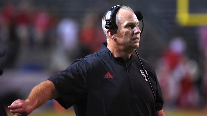 NC State football head coach Dave Doeren