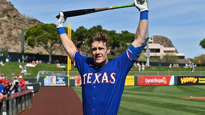 Texas Rangers outfielder Mark Canha.