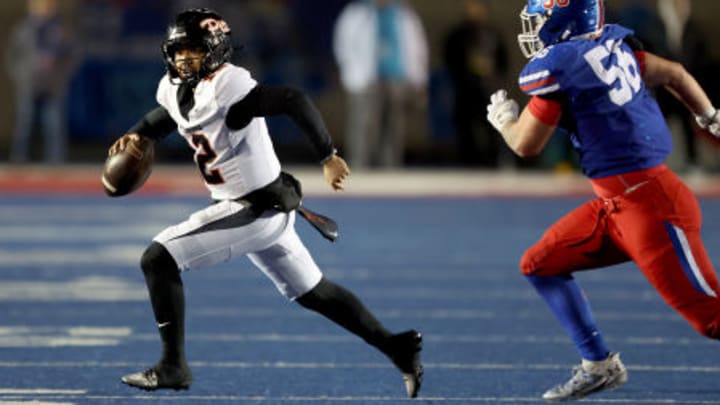 Pittsburg quarterback Marley Alcantara threw for 2,675 yards and 37 touchdowns as a junior. Pittsburg quarterback Marley Alcantara threw for 2,675 yards and 37 touchdowns as a junior.