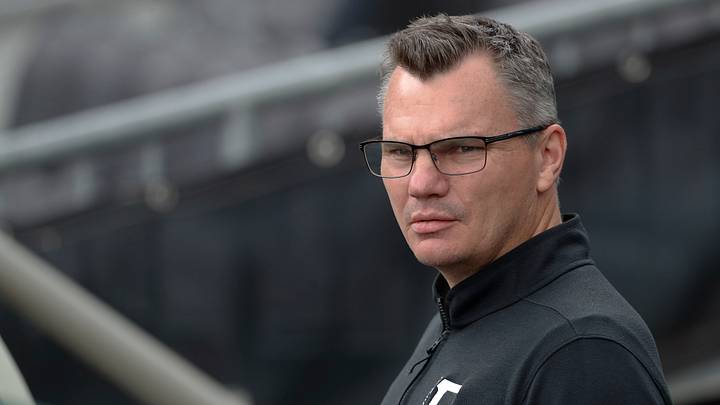 May 12, 2024; Pittsburgh, Pennsylvania, USA; Pittsburgh Pirates general manager Ben Cherington looks on before the Pirates host the Chicago Cubs against at PNC Park. Mandatory Credit: Charles LeClaire-USA TODAY Sports May 12, 2024; Pittsburgh, Pennsylvania, USA; Pittsburgh Pirates general manager Ben Cherington looks on before the Pirates host the Chicago Cubs against at PNC Park. Mandatory Credit: Charles LeClaire-USA TODAY Sports