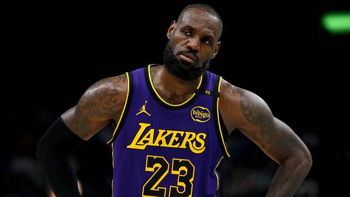 Los Angeles Lakers forward LeBron James.