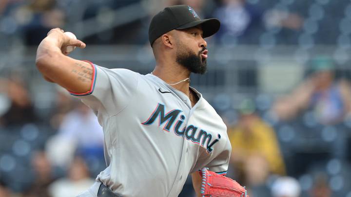 Miami Marlins starting pitcher Sandy Alcantara. Miami Marlins starting pitcher Sandy Alcantara.