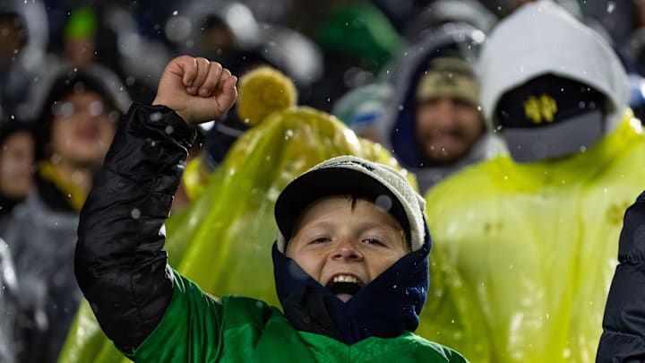 Notre Dame fans were happy about the 2025 season on the field-- but certainly aren't about being left out of the 2025 College Football Playoff. Notre Dame fans were happy about the 2025 season on the field-- but certainly aren't about being left out of the 2025 College Football Playoff.