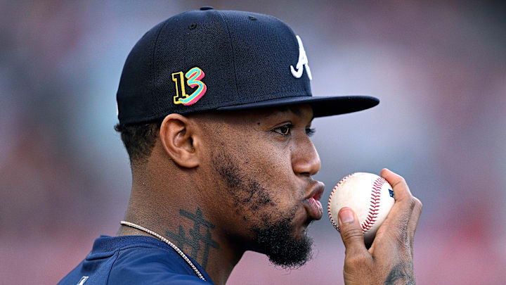 Atlanta Braves v Los Angeles Angels