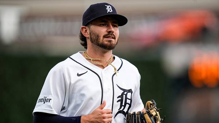 Detroit Tigers utility player Zach McKinstry. Detroit Tigers utility player Zach McKinstry.