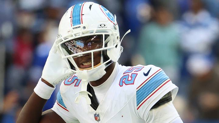 Oct 18, 2026; Indianapolis, Indiana, USA; Tennessee Titans cornerback Joshua Williams (25) reacts during the second half against the Indianapolis Colts at Lucas Oil Stadium. Mandatory Credit: Trevor Ruszkowski-Imagn Images Oct 18, 2026; Indianapolis, Indiana, USA; Tennessee Titans cornerback Joshua Williams (25) reacts during the second half against the Indianapolis Colts at Lucas Oil Stadium. Mandatory Credit: Trevor Ruszkowski-Imagn Images