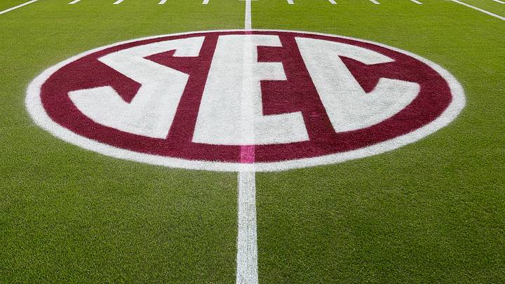 The SEC logo. Mandatory Credit: Maria Lysaker-Imagn Images The SEC logo. Mandatory Credit: Maria Lysaker-Imagn Images