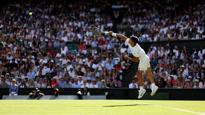Carlos Alcaraz mantiene su nivel en busca del título en Wimbledon. Carlos Alcaraz mantiene su nivel en busca del título en Wimbledon.