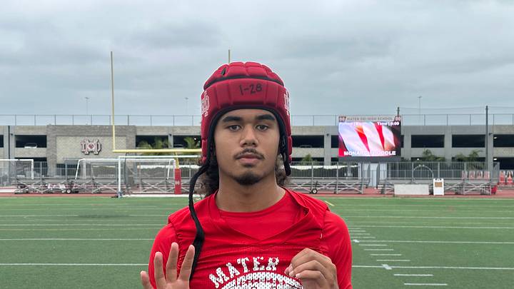 Mater Dei (Calif.) 2028 four-star safety Ace Leutele Mater Dei (Calif.) 2028 four-star safety Ace Leutele