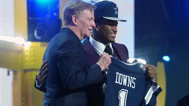 Dallas Cowboys defensive back Caleb Downs.