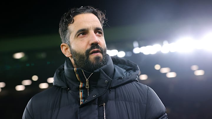 Ruben Amorim lined up without a recognised striker on Sunday